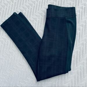 Evleo gray plaid pull on pants